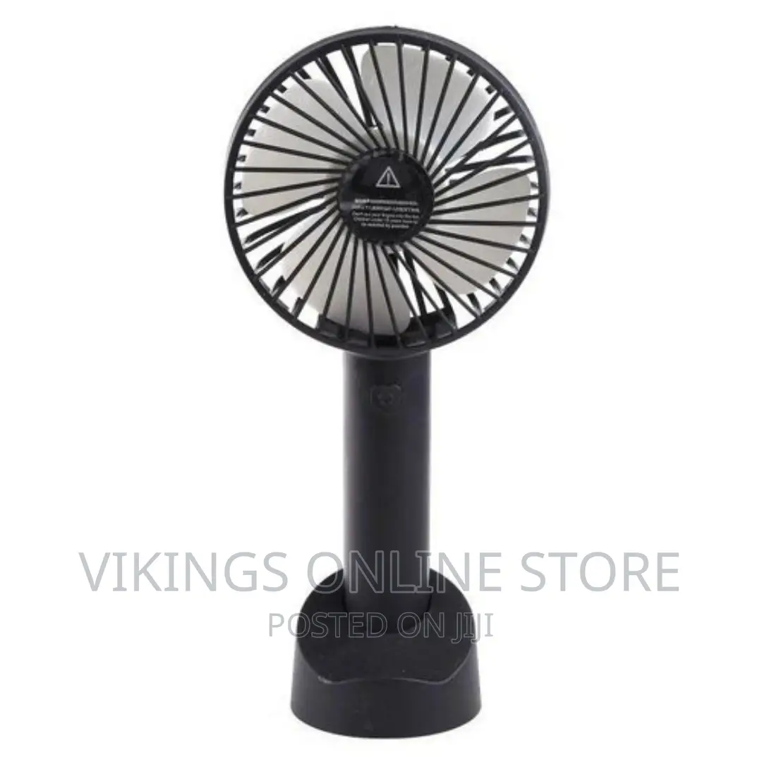Rechargeable Table Fan Black
