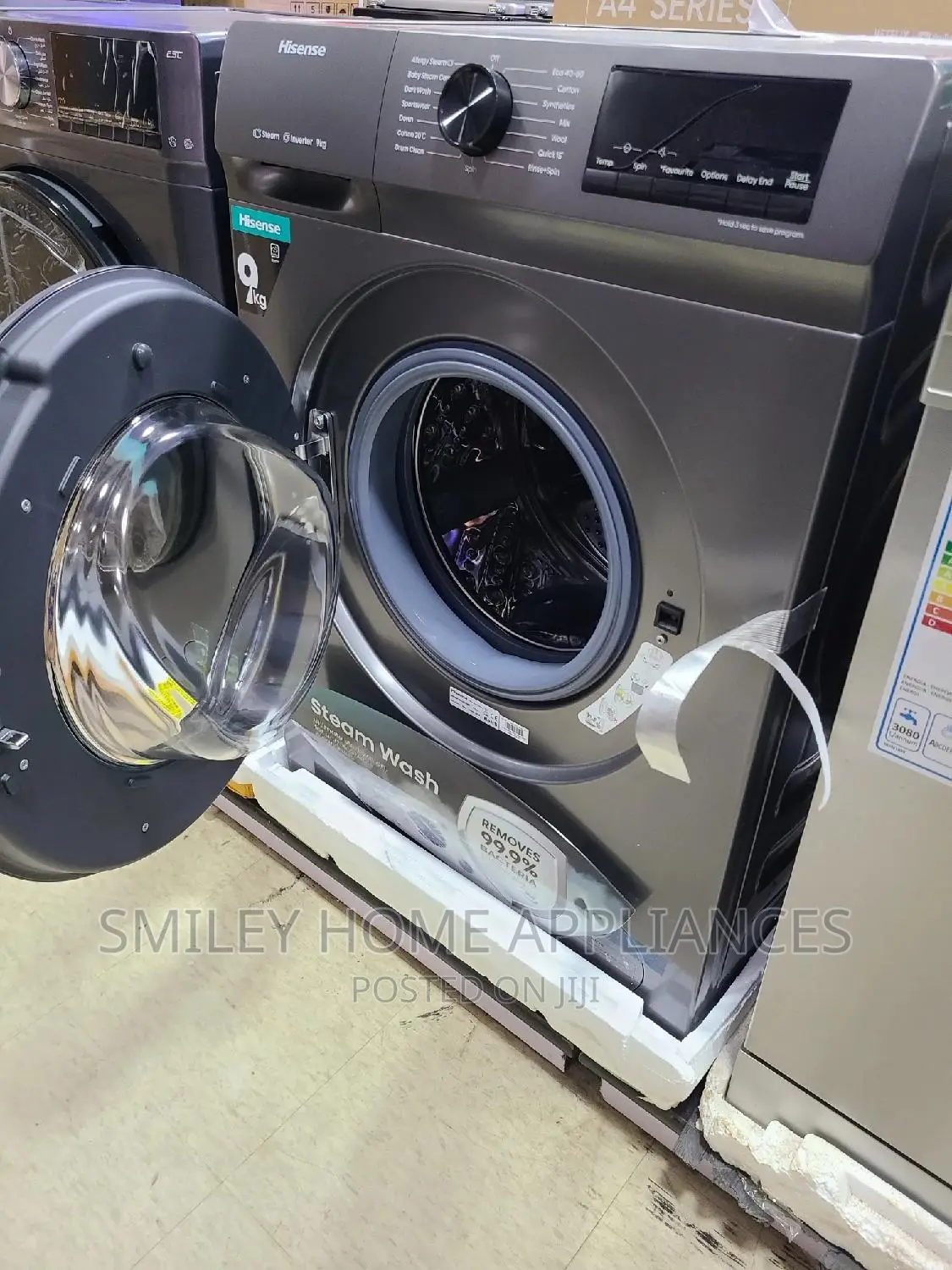 Brandnew Hisense 9kg Washing Machine Front Loader