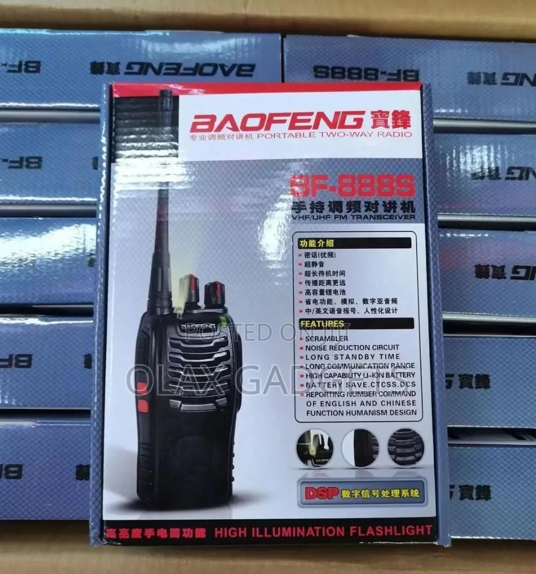 Pair Of Baofeng Bf-888s 2 Way Radio Call Walkie Talkie