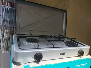 Double Plate Gas Cooker Steel