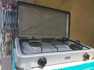 Double Plate Gas Cooker Steel