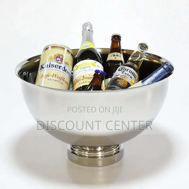 Stainless Round Ice Bucket