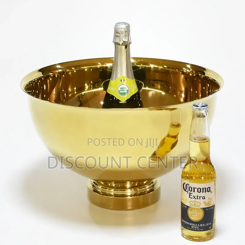 Stainless Round Ice Bucket