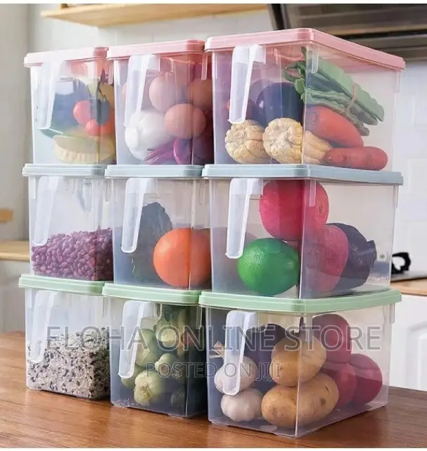 Transparent Refrigerator Food Storage Containers