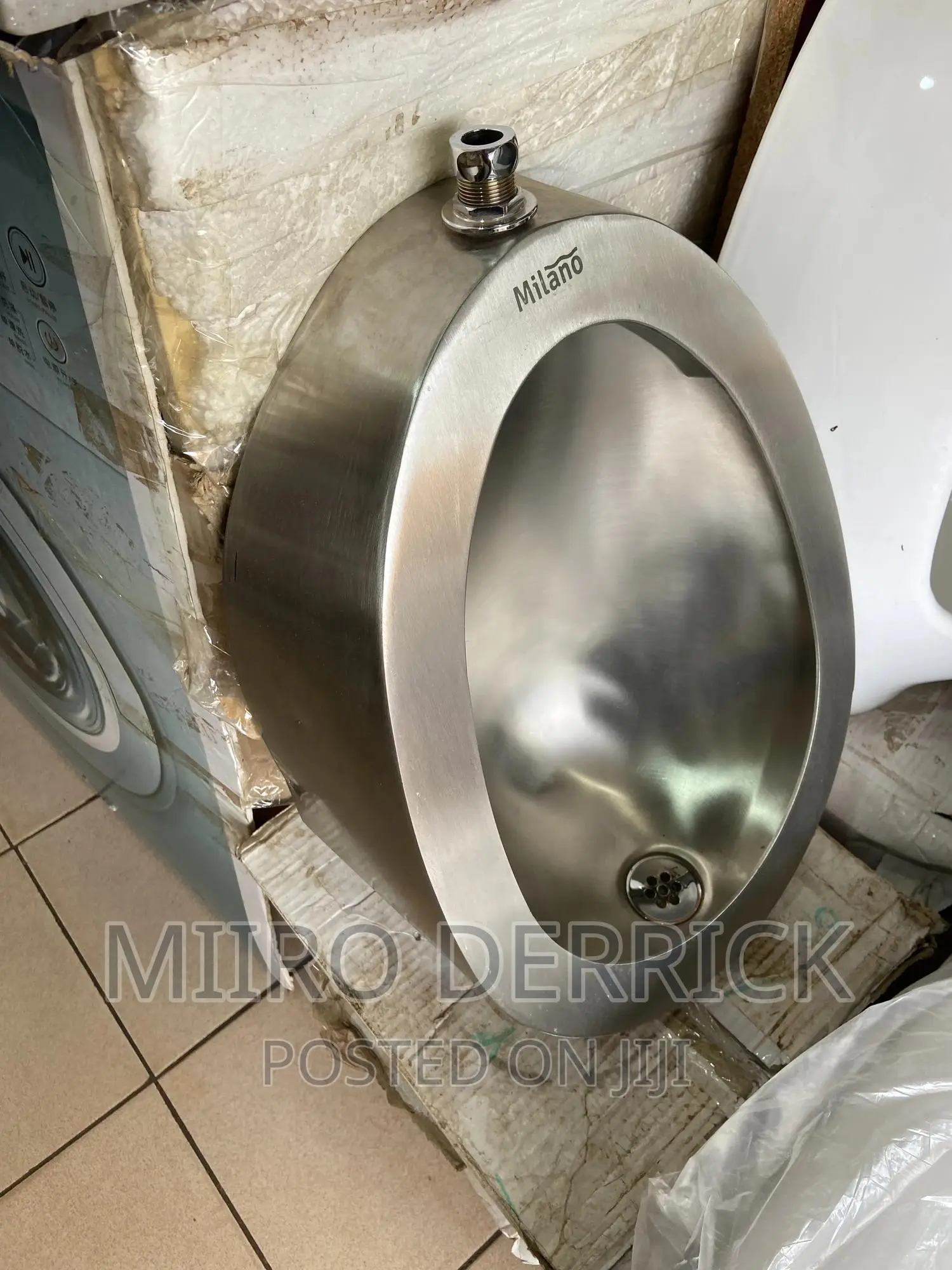 Metallic Squatting Pan Complete Set