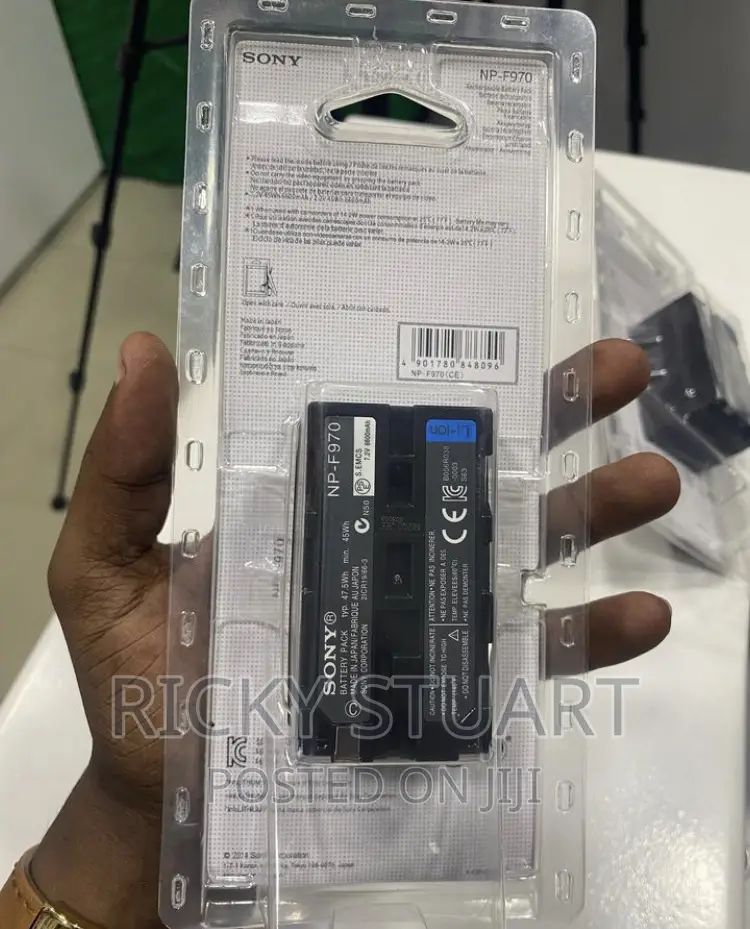 Sony Rechargeable Battery Np-F970 (Heavy Duty)