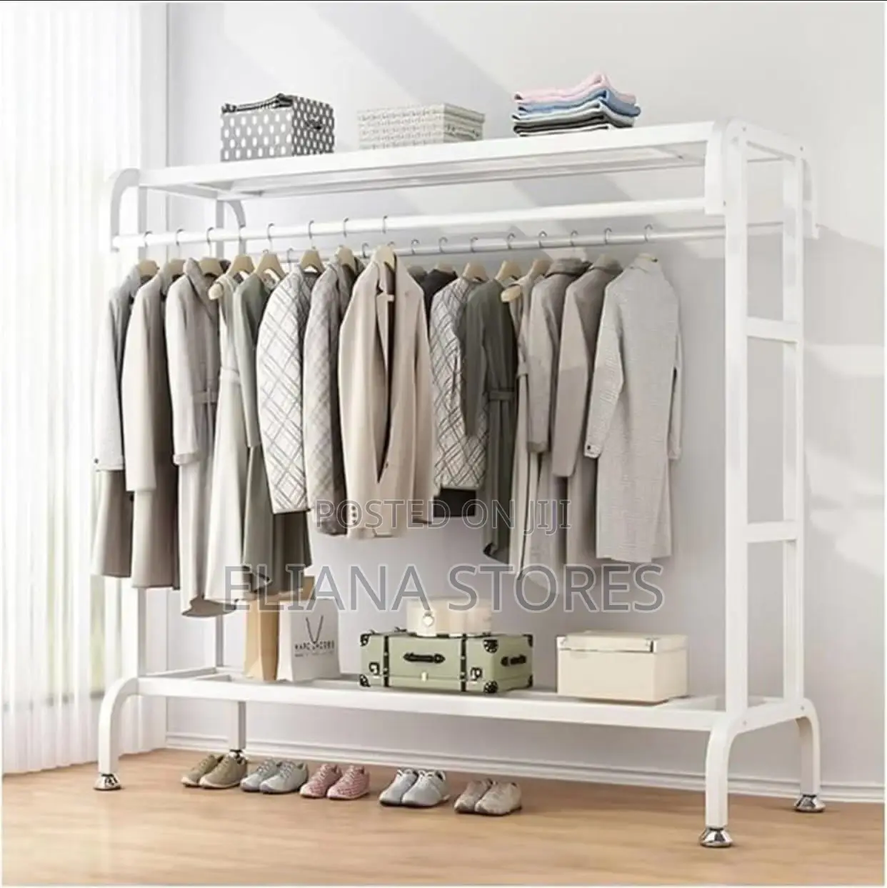 Multifunctional Clothes and Shoes Hanging Home Rack