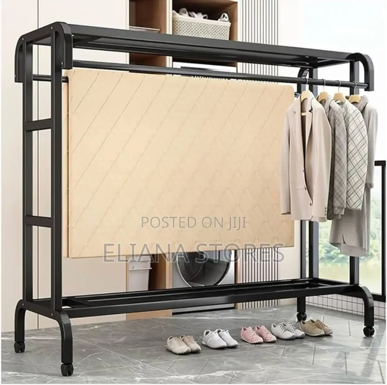 Multifunctional Clothes and Shoes Hanging Home Rack