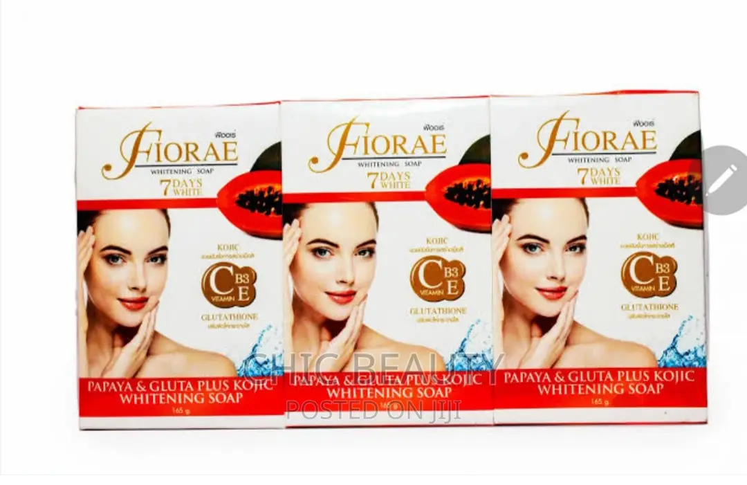 Fiorea Whitening Soap, Gluta, Kojic, Tomato