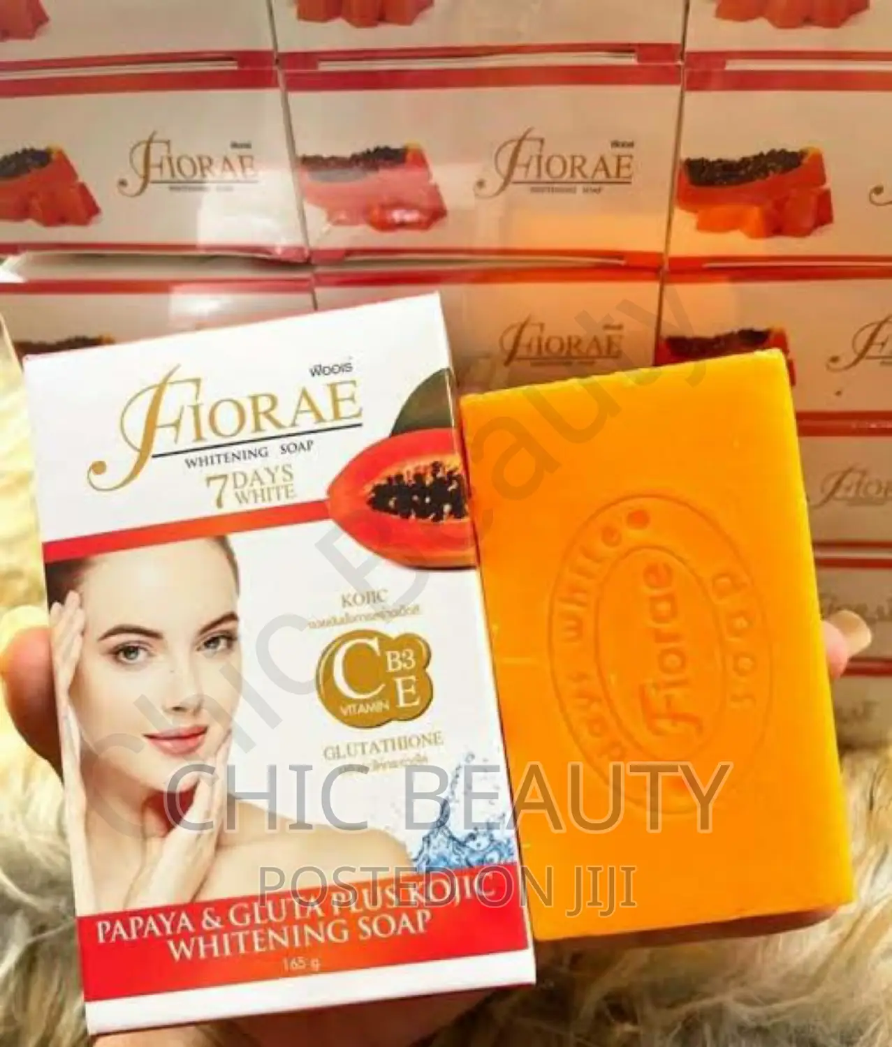Fiorea Whitening Soap, Gluta, Kojic, Tomato