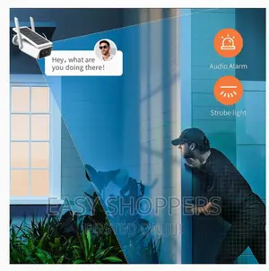 Photo - Wifi Security Camera Wireless Solar Outdoor Camera 360°