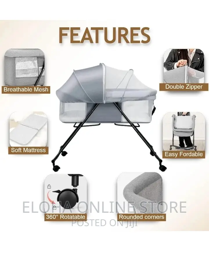 Baby Foldable Roller Bed
