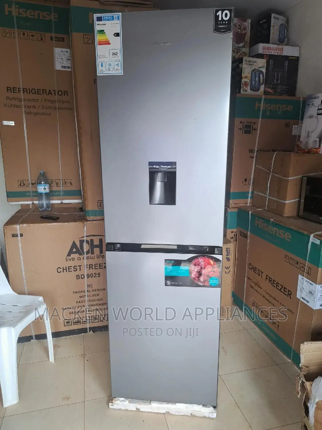 330L Hisense Double Door Fridge Frost Free I