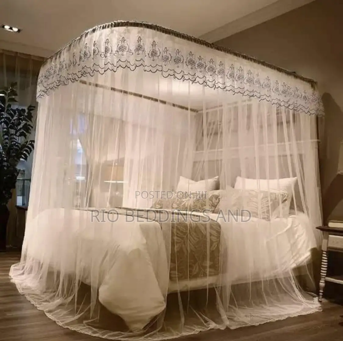 Two Stand Rail Mosquito Net