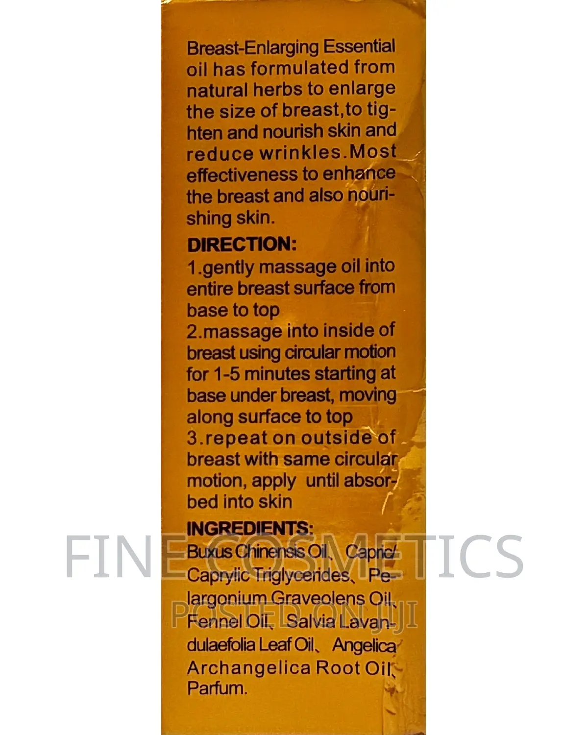 Natural Papaya Breast Lifting Enlargement Safe Massage Oil
