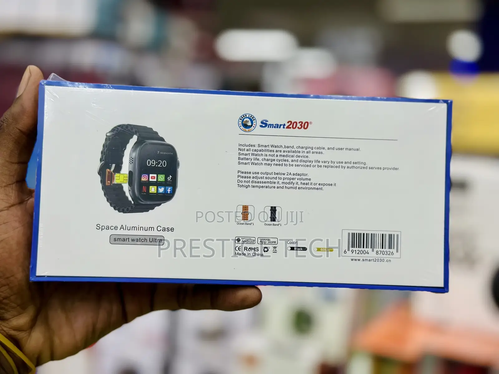 Smart 2030 C90 Ultra Smartwatch 64GB With 4G Simcard 2straps