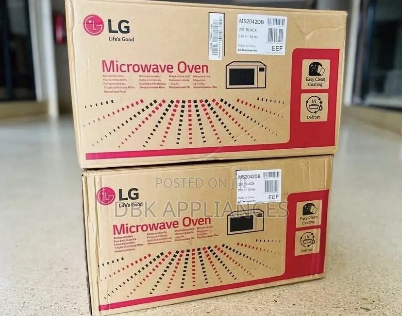 LG 20L Black Microwave Oven 2yr Warranty