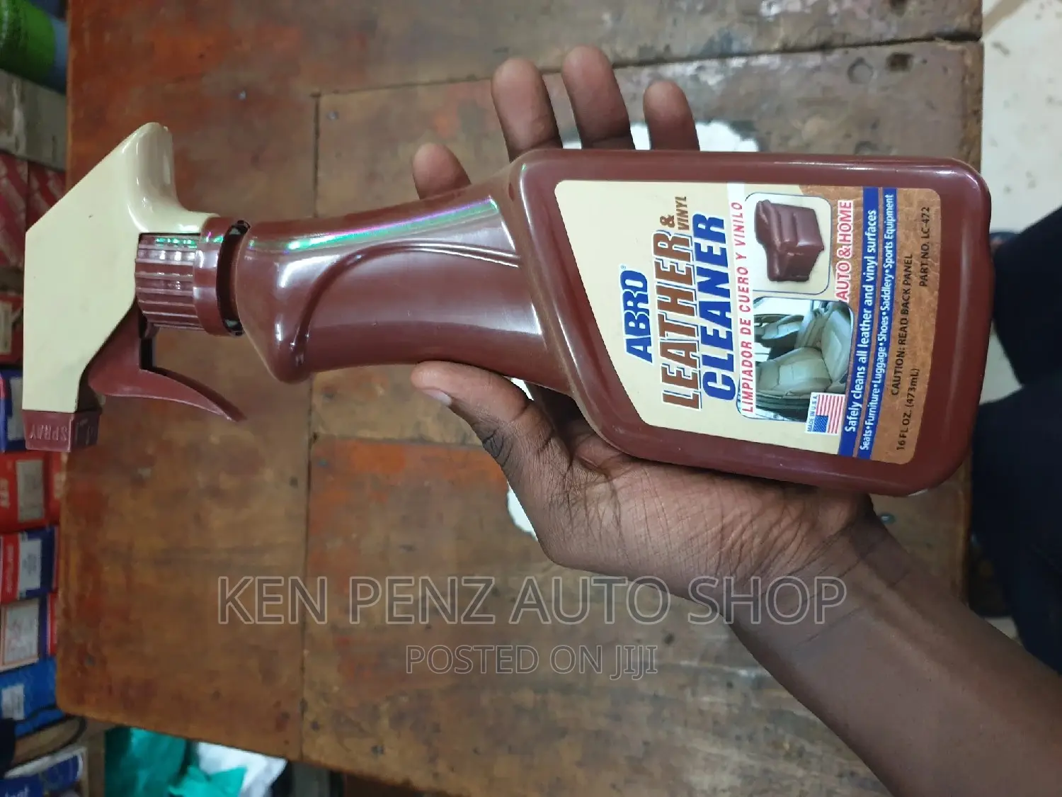 Dashboard and Leather Seat Cover Cleaner