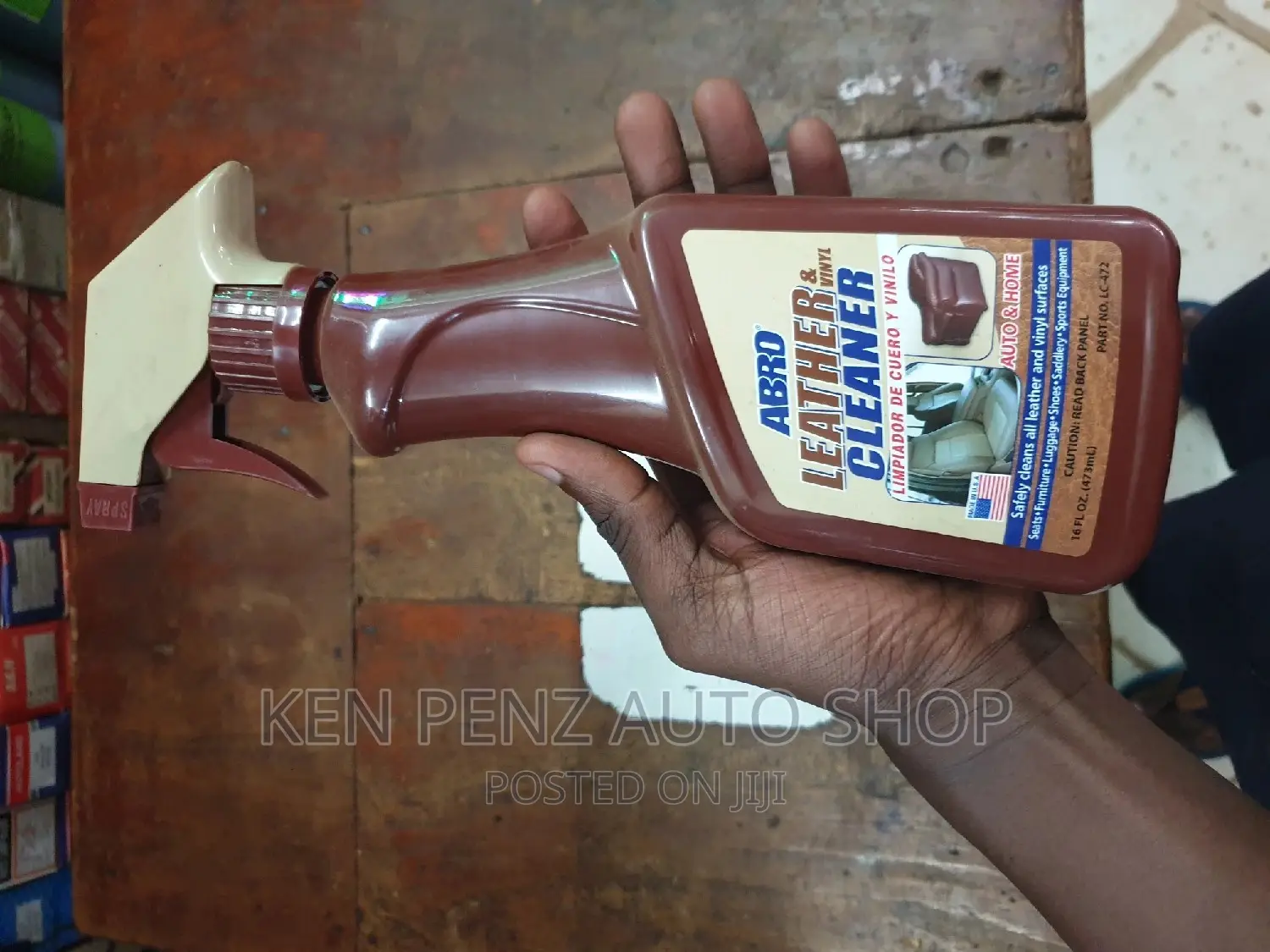 Dashboard and Leather Seat Cover Cleaner