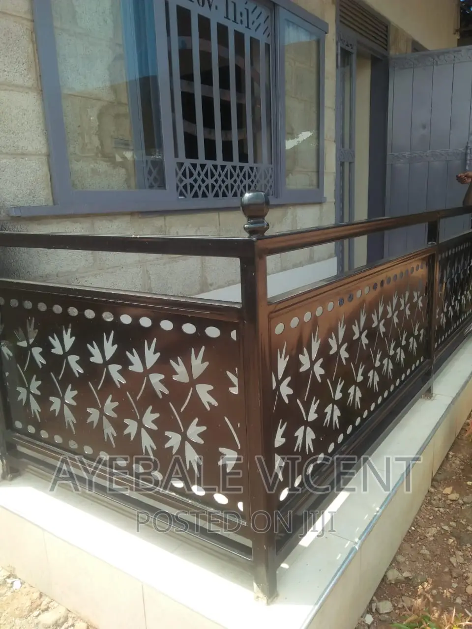 Balcony at Vicentz Steal and Aluminium Fabricationz