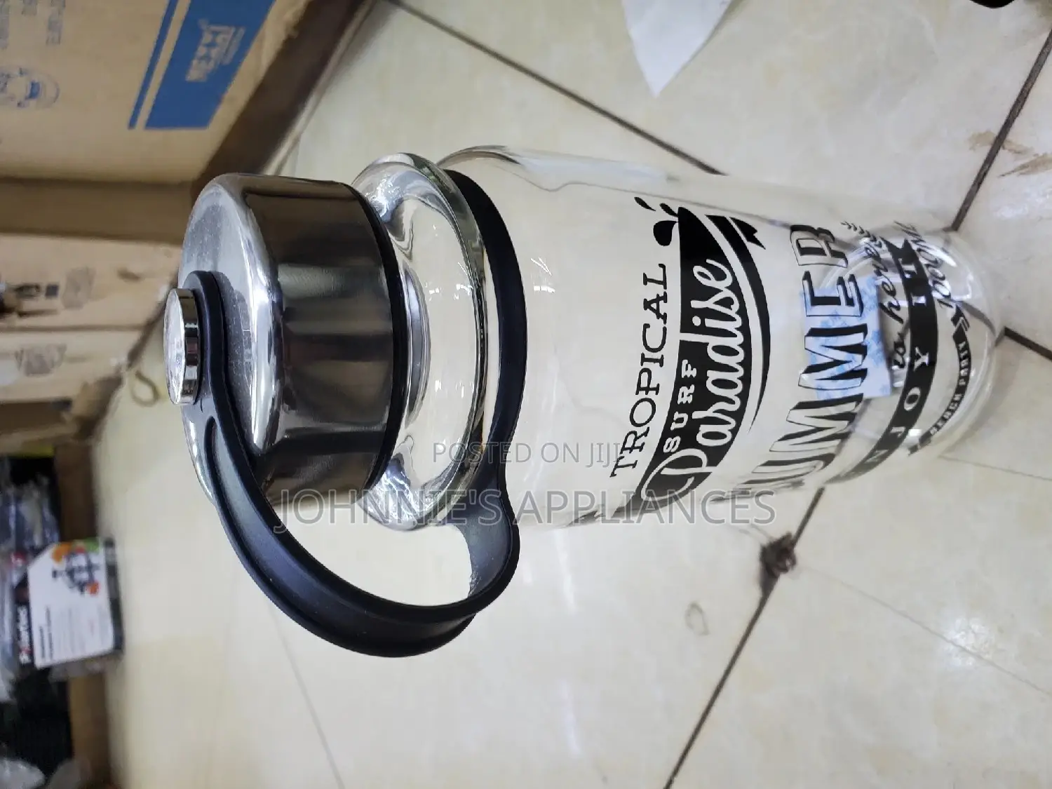 1L Glass Water Bottles