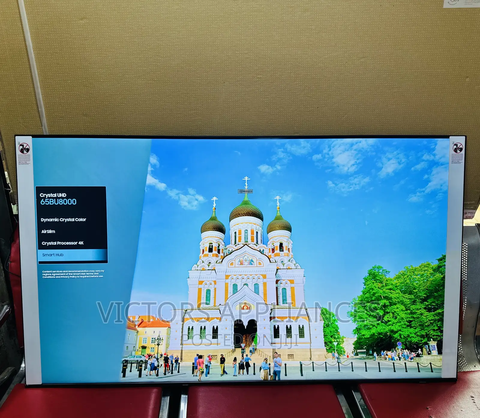 Original SAMSUNG 65” Crystal UHD Smart Tv