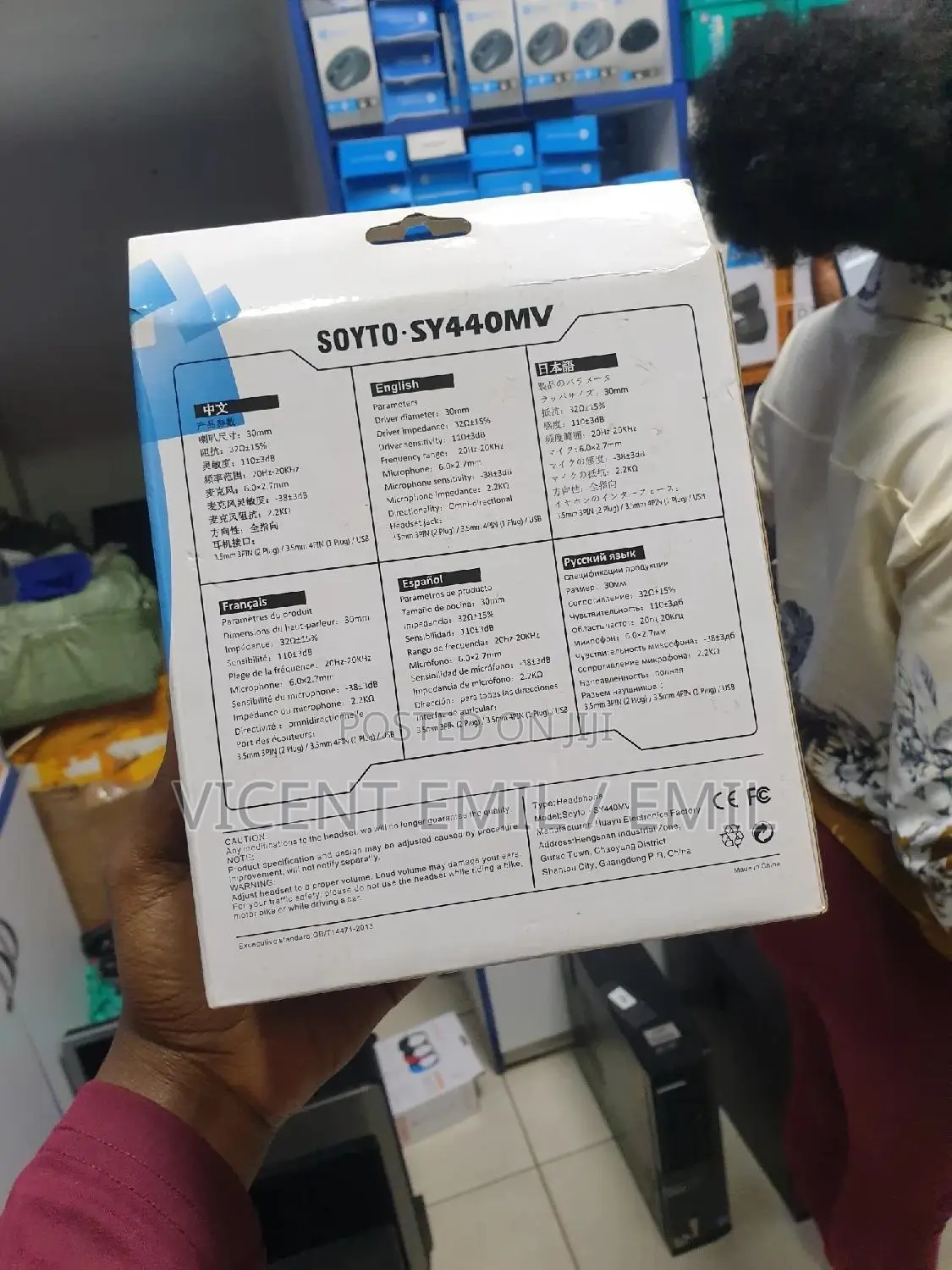 Headphones SOYTO-SY440MV