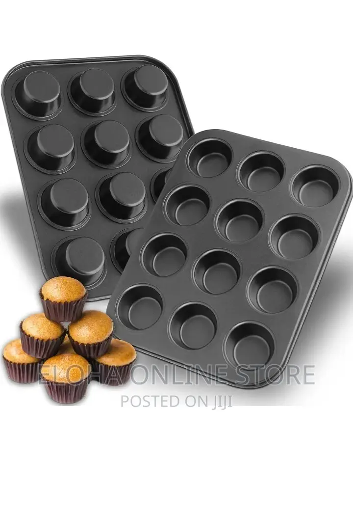 Non Stick Muffin Tray 12 Cavity
