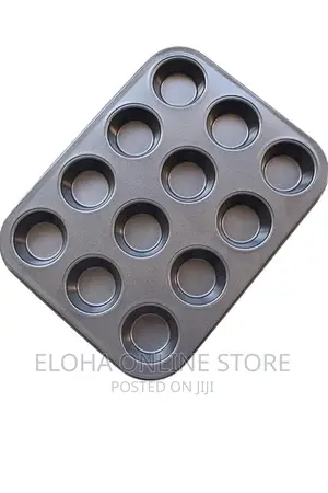 Non Stick Muffin Tray 12 Cavity