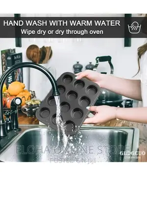Non Stick Muffin Tray 12 Cavity