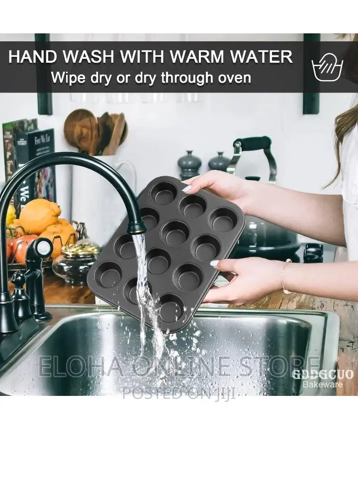 Non Stick Muffin Tray 12 Cavity