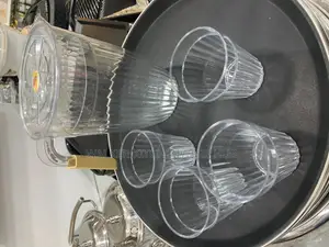 5pc Set of Water Jug Glasses