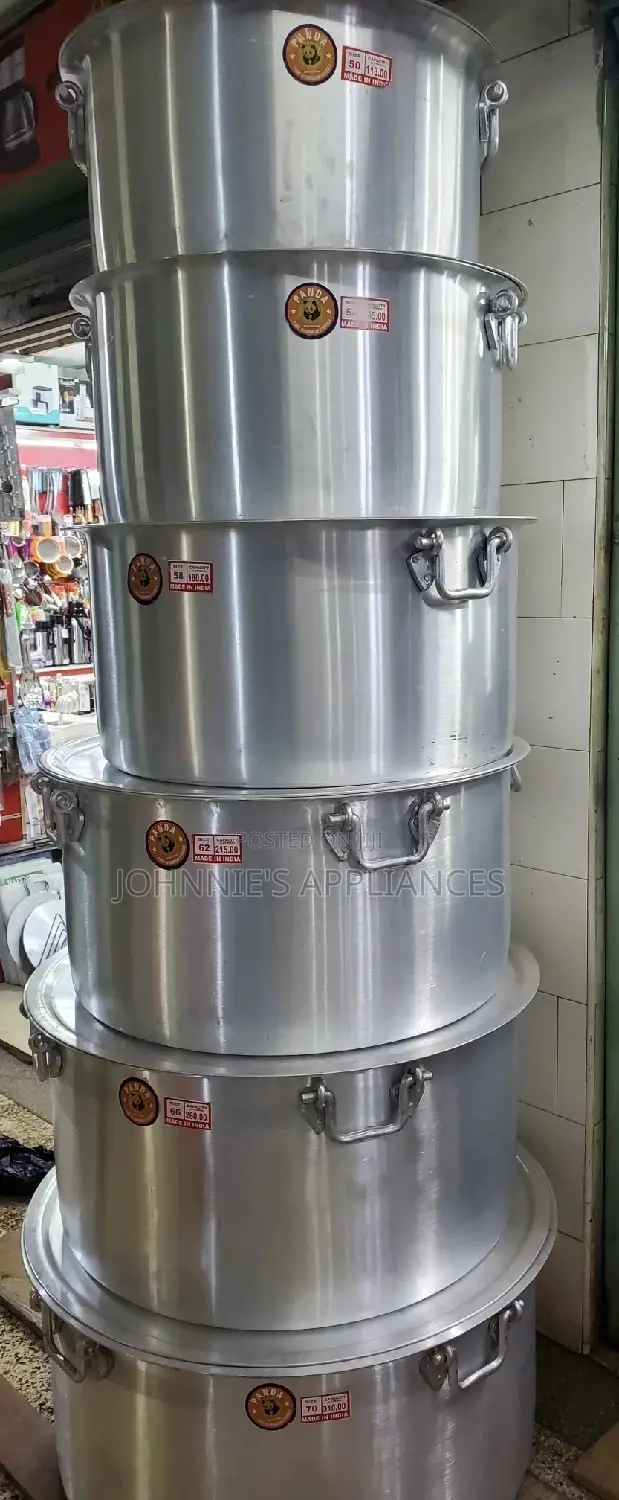 Heavy Duty Cooking Saucepans 6pics Aset