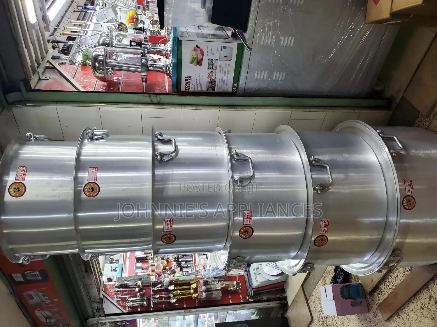 Heavy Duty Cooking Saucepans 6pics Aset