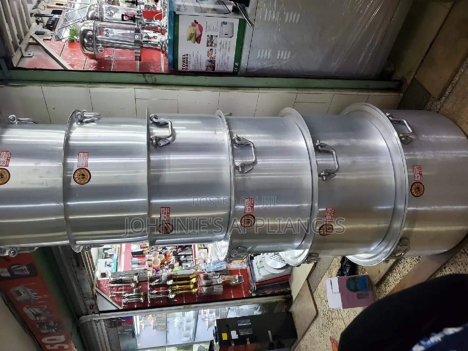 Heavy Duty Cooking Saucepans 6pics Aset