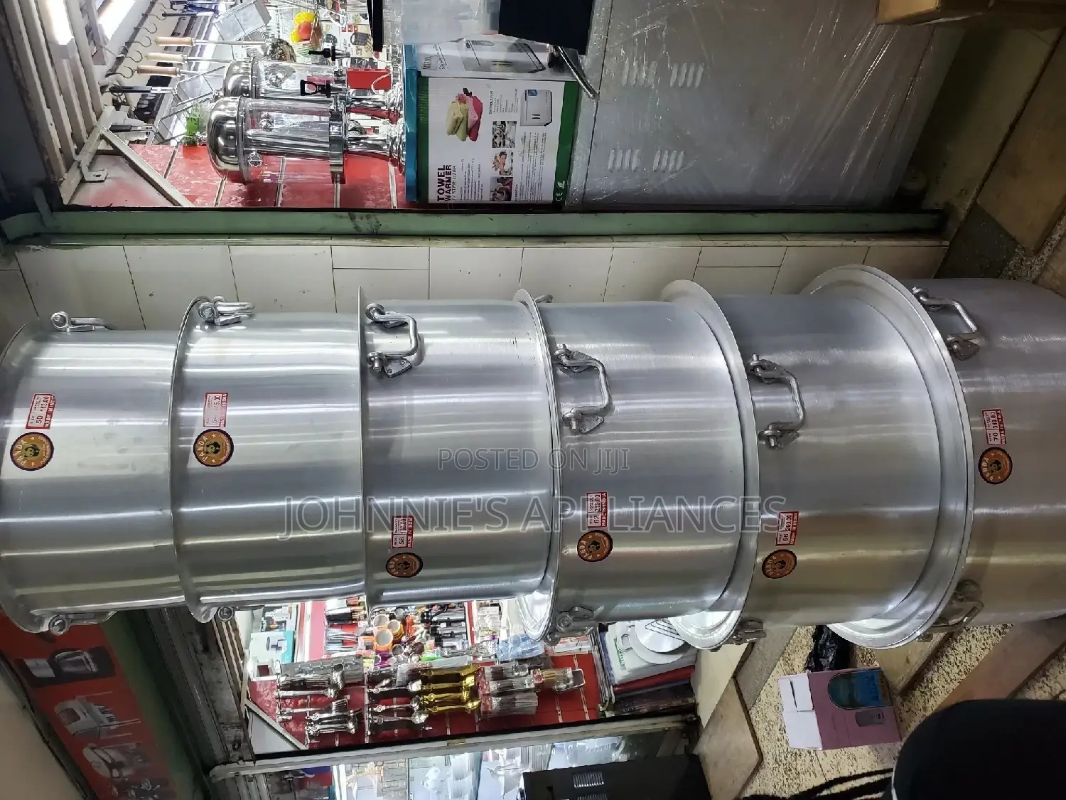 Heavy Duty Cooking Saucepans 6pics Aset