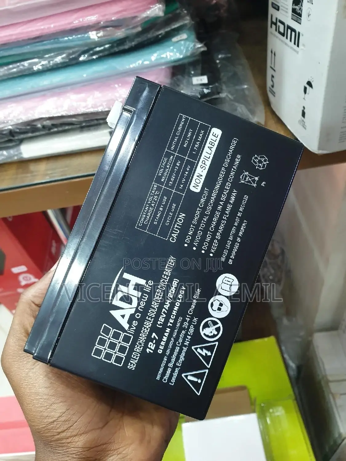 ADH Rechargeable Deep Cycle Battery for UPS