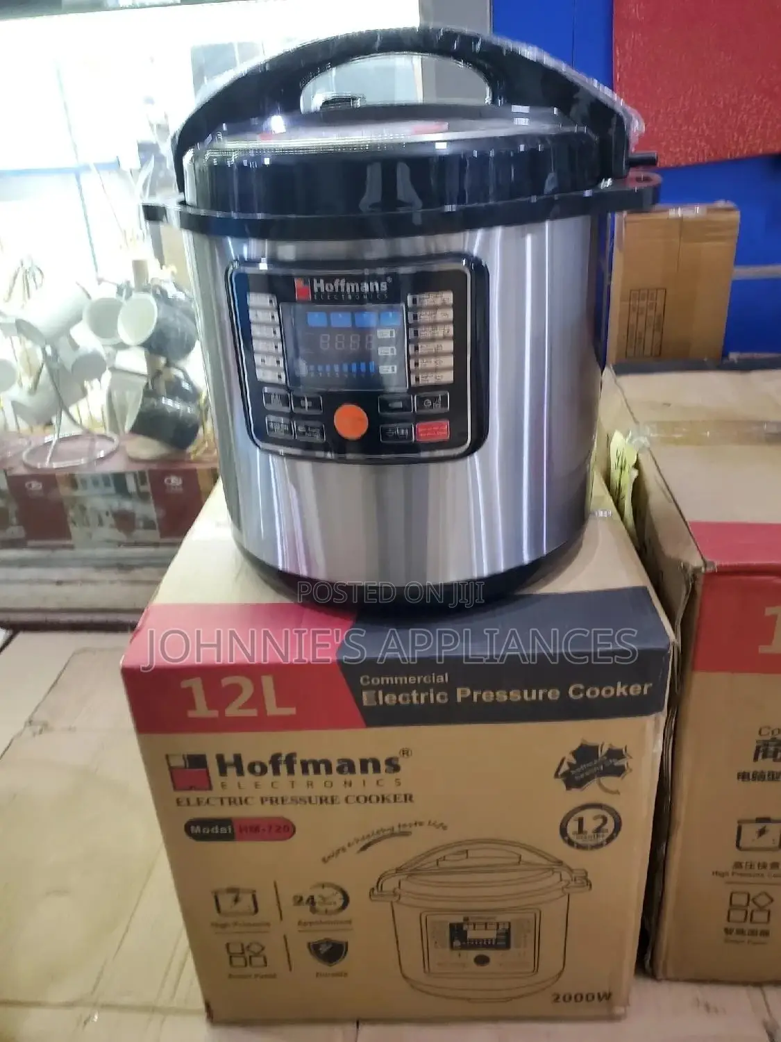 Hoffman Electric Pressure Cooker 12L