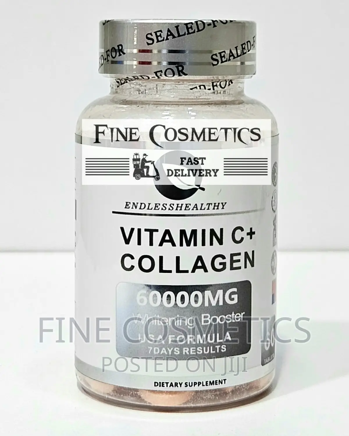 Collagen and Vitamin C 60000MG Skin Whitening Booster Tablet