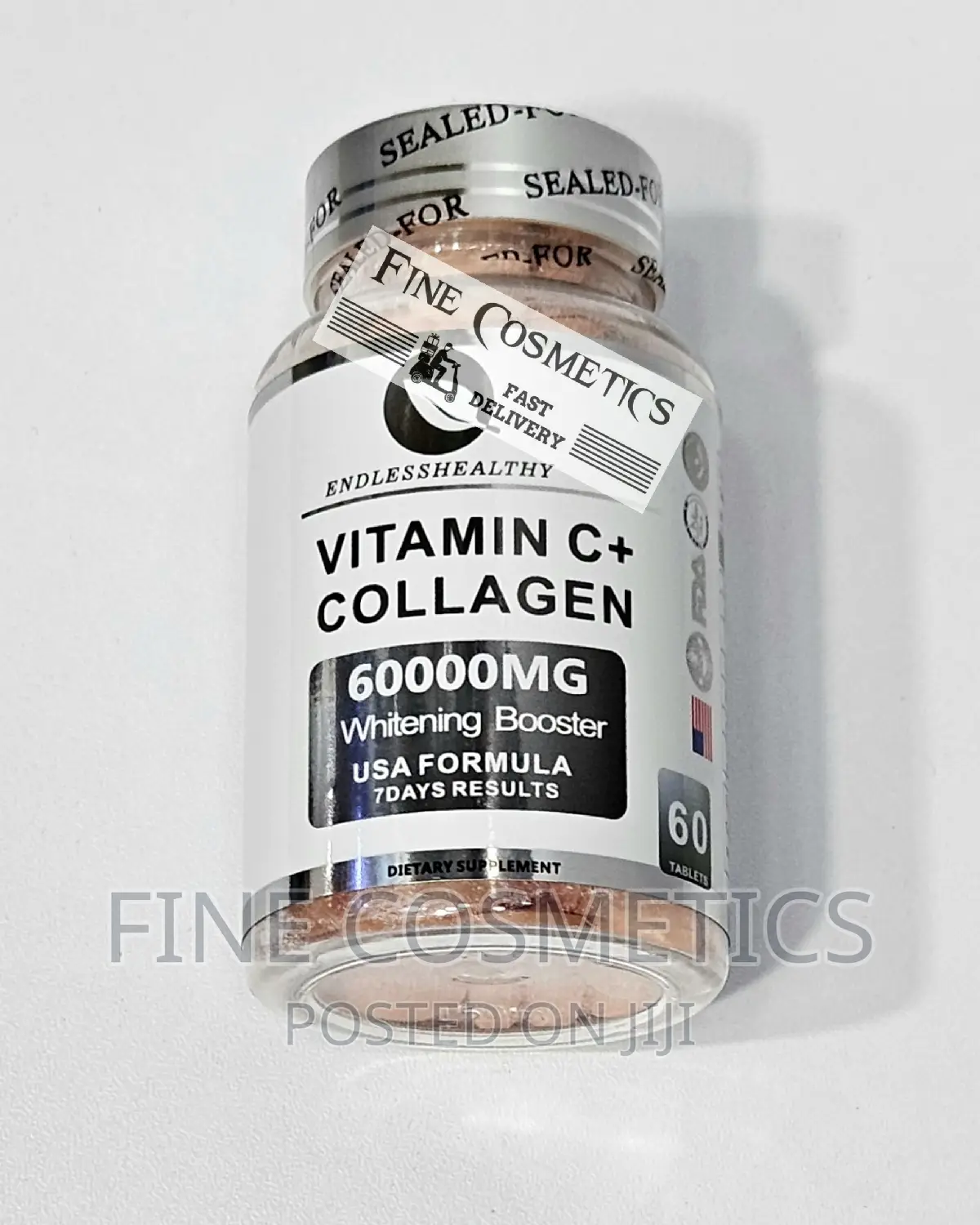 Collagen and Vitamin C 60000MG Skin Whitening Booster Tablet