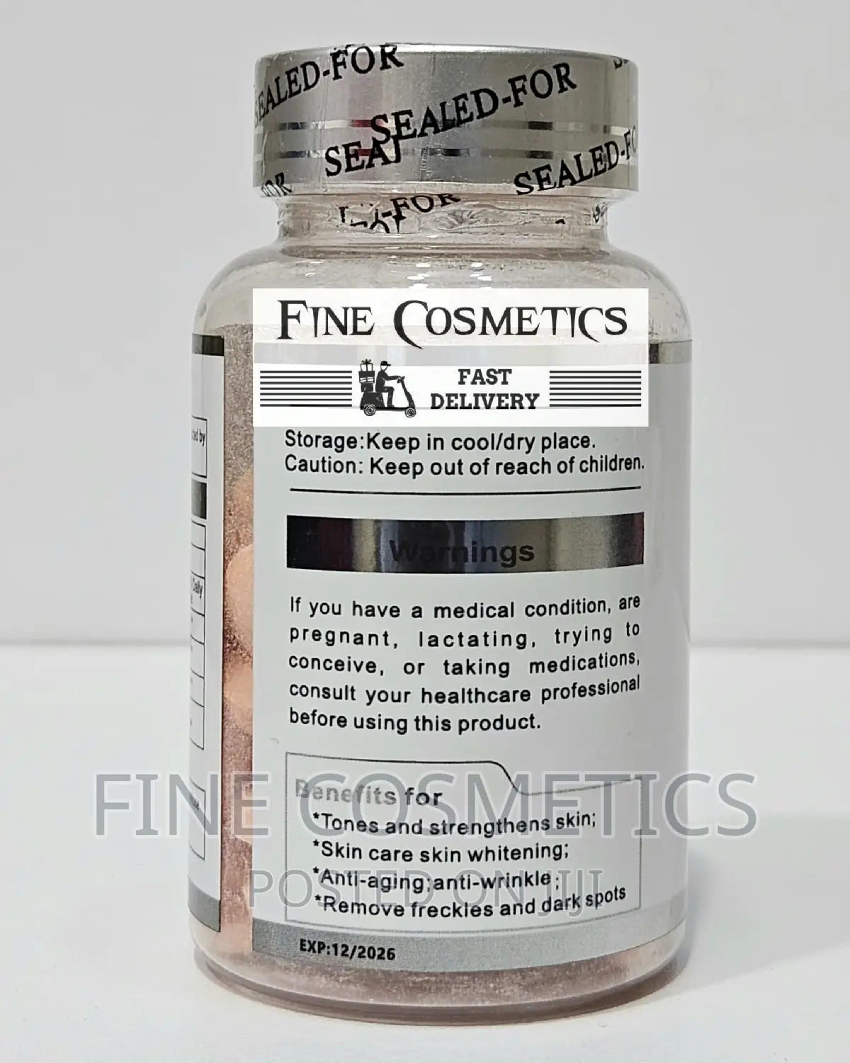 Collagen and Vitamin C 60000MG Skin Whitening Booster Tablet