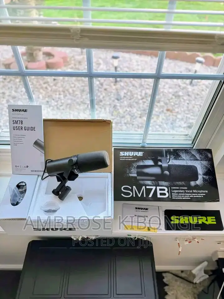 Top Quality Full Pack SHURE SM7B Condenser Studio Microphone