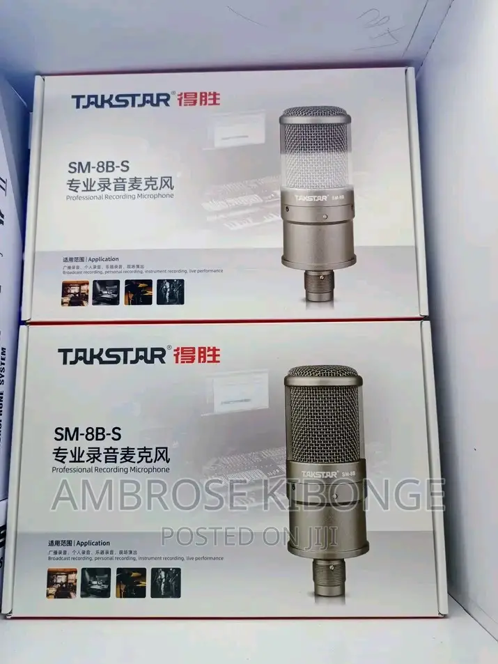 Top Sound Quality TAKSTAR SM-8B Condenser Studio Microphone.