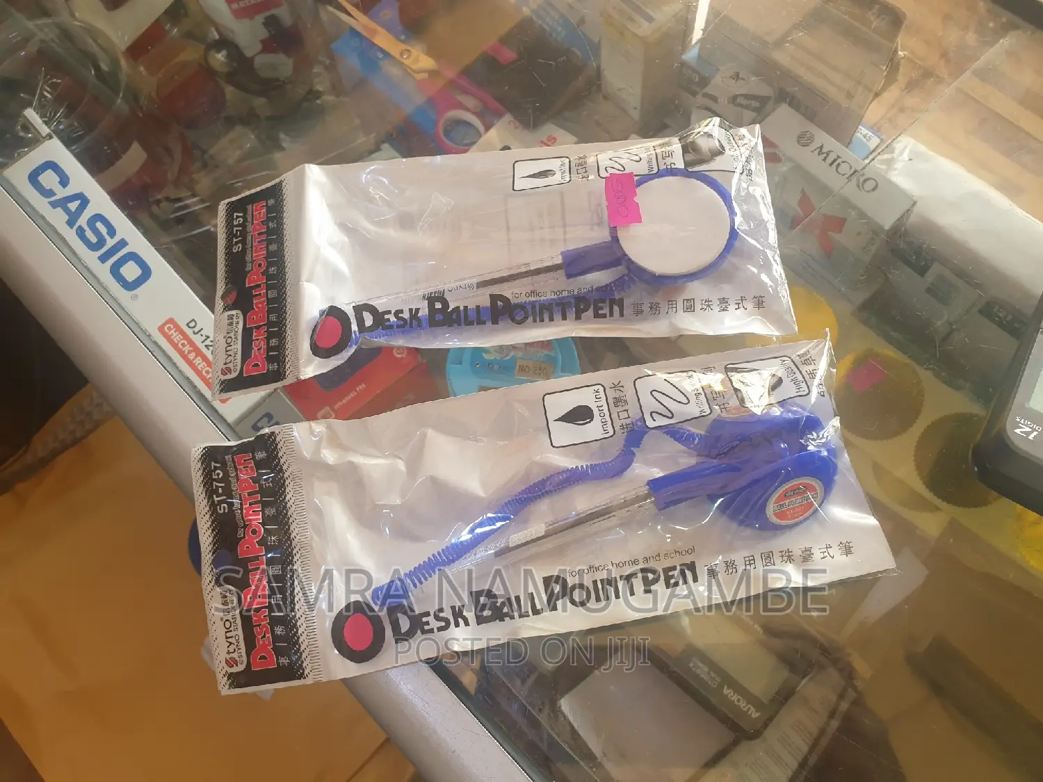 Desk Pens Stick On
