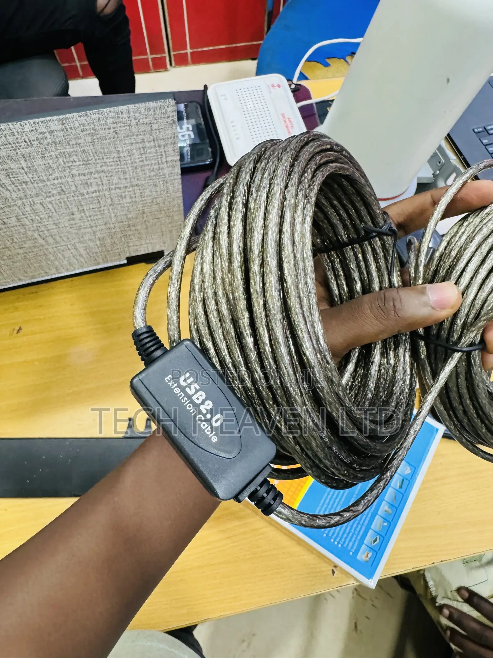 20M USB2.0 Active Extension Cable - 20meters