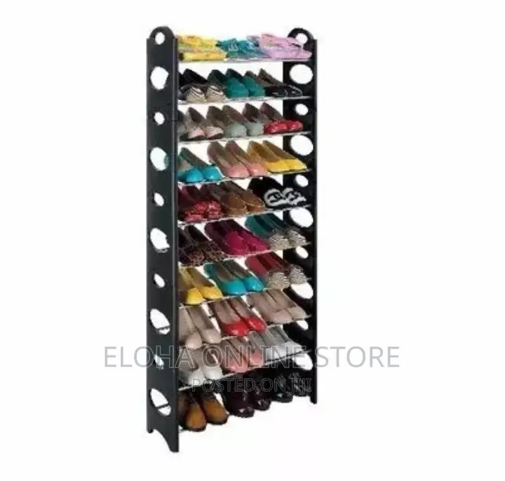 30 Pairs Stackable Shoe Rack