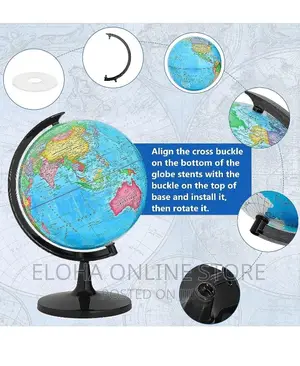 World Globe With Stand