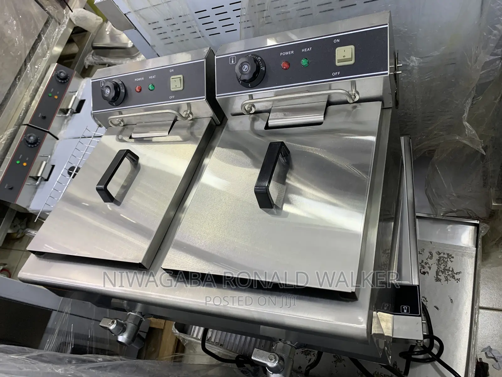 Heavy Duty 12L Commercial Deep Fryer With Taps