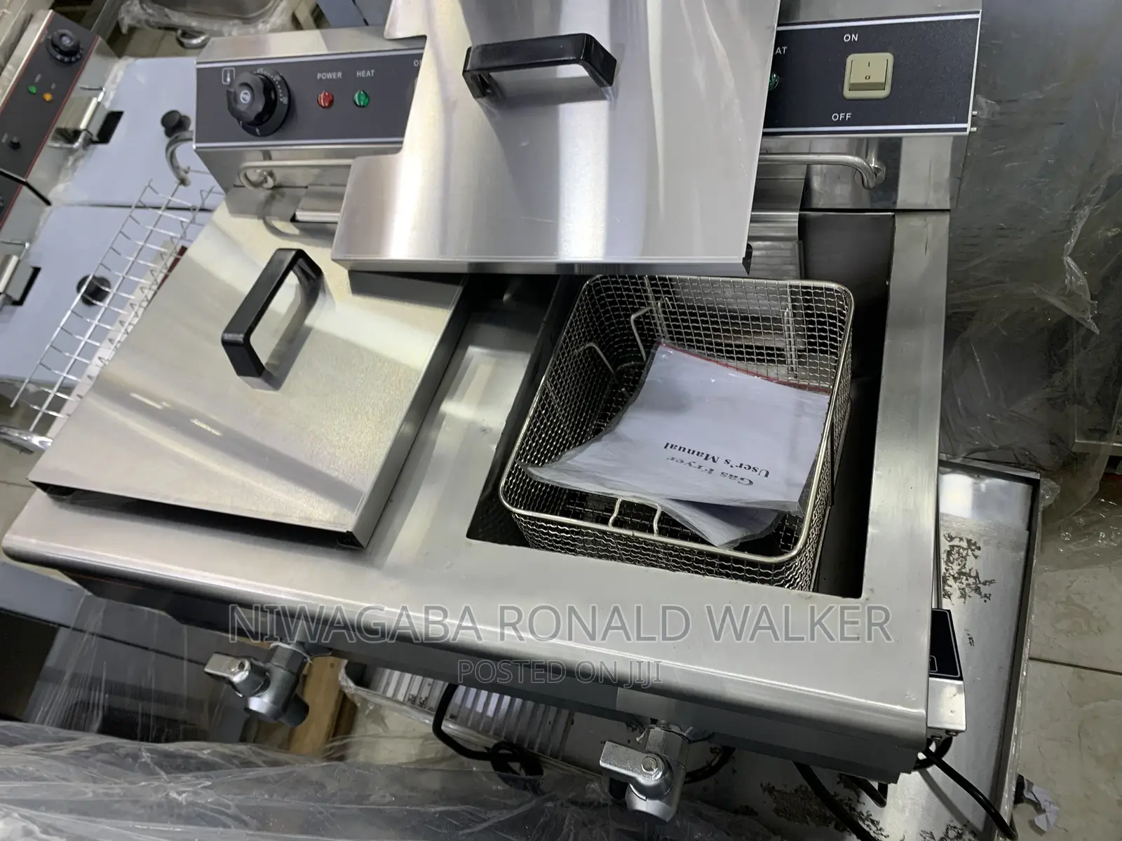 Heavy Duty 12L Commercial Deep Fryer With Taps