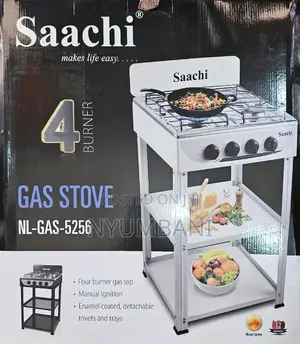 Saachi 4 Banner Gas Cooker